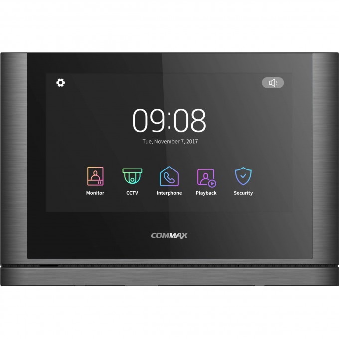 Абонентский монитор COMMAX CDV-70M/VZ Dark Silver Black Smog CDV-70M Dark Silver Bl/VZ