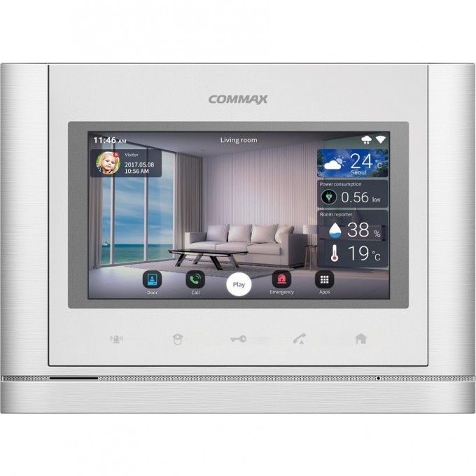 Абонентский монитор COMMAX CIOT-700M Metalo White CIOT-700M_Metalo_White
