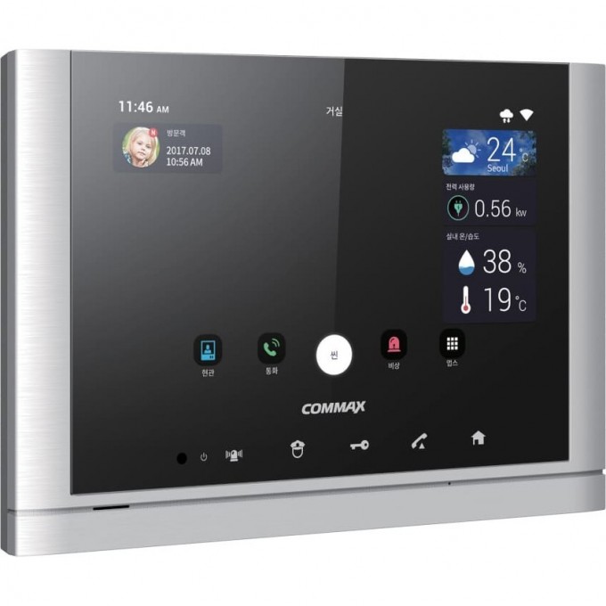 Абонентский монитор COMMAX CMV-70MX/XL Темное серебро CMV-70MX TEMHOE CEPEBPO/XL