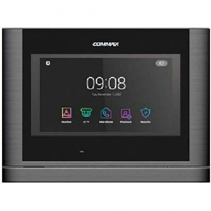 Видеодомофон COMMAX ack Smog CDV-70M Dark Silver Bl