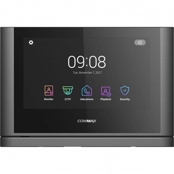 Видеодомофон COMMAX CDV-1024MA Silver Black Smog/VZ CDV-1024MA CBETLOE CEPEBPO Black Smog/VZ